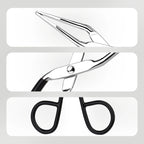 A precise portable eyebrow clip eye tool for oblique hair plucking and beard plucking, suitable for women and men.