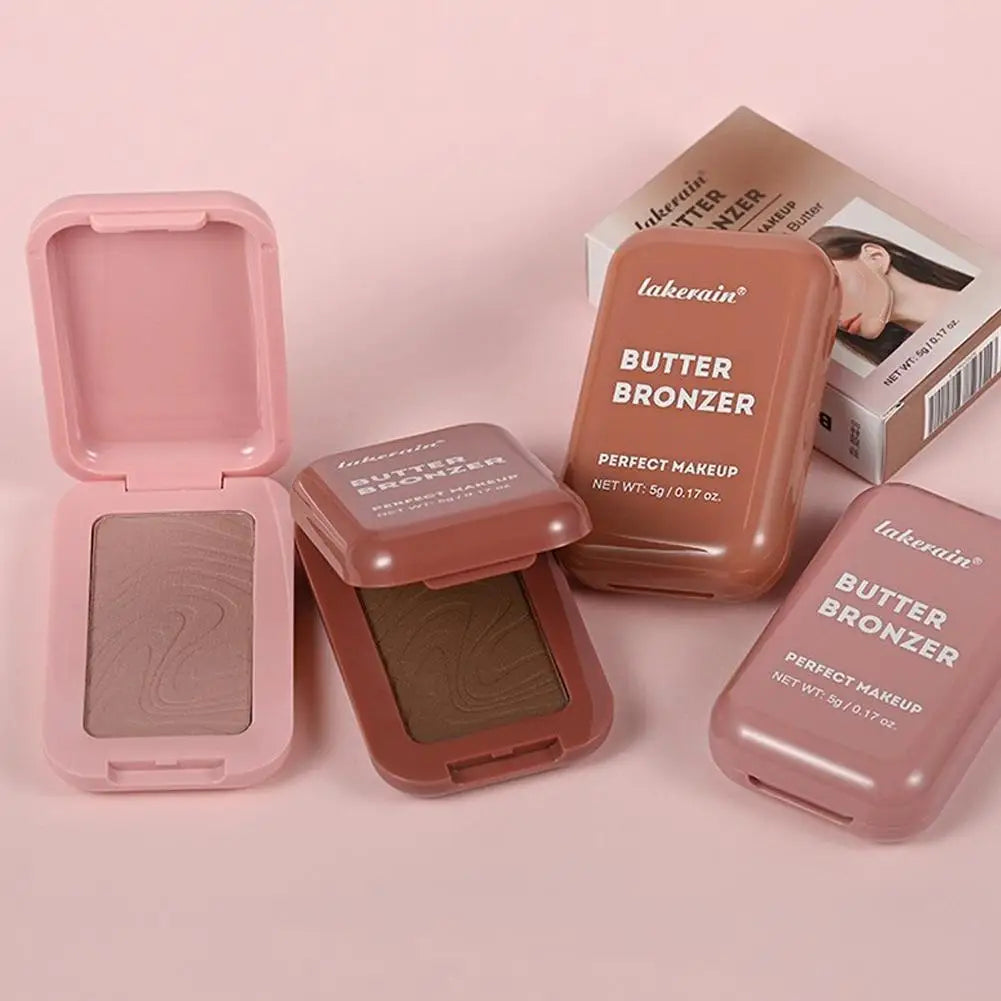 Butter Bronzing Cream Natural Contouring Makeup Highlighting Palette Silky Texture Long Lasting Face Natural Beauty Sculpting Main image