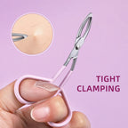 A precise portable eyebrow clip eye tool for oblique hair plucking and beard plucking, suitable for women and men.