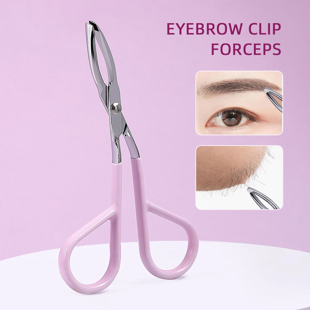 A precise portable eyebrow clip eye tool for oblique hair plucking and beard plucking, suitable for women and men.