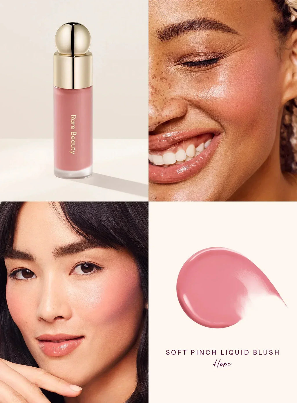 Rare Beauty Happy Hope Grace Faith Liquid Blusher Lasting Blusher Highlight Contouring Bronzer Liquid Lipstick Gloss Cosmetics