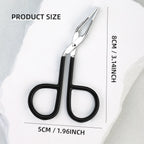 A precise portable eyebrow clip eye tool for oblique hair plucking and beard plucking, suitable for women and men.