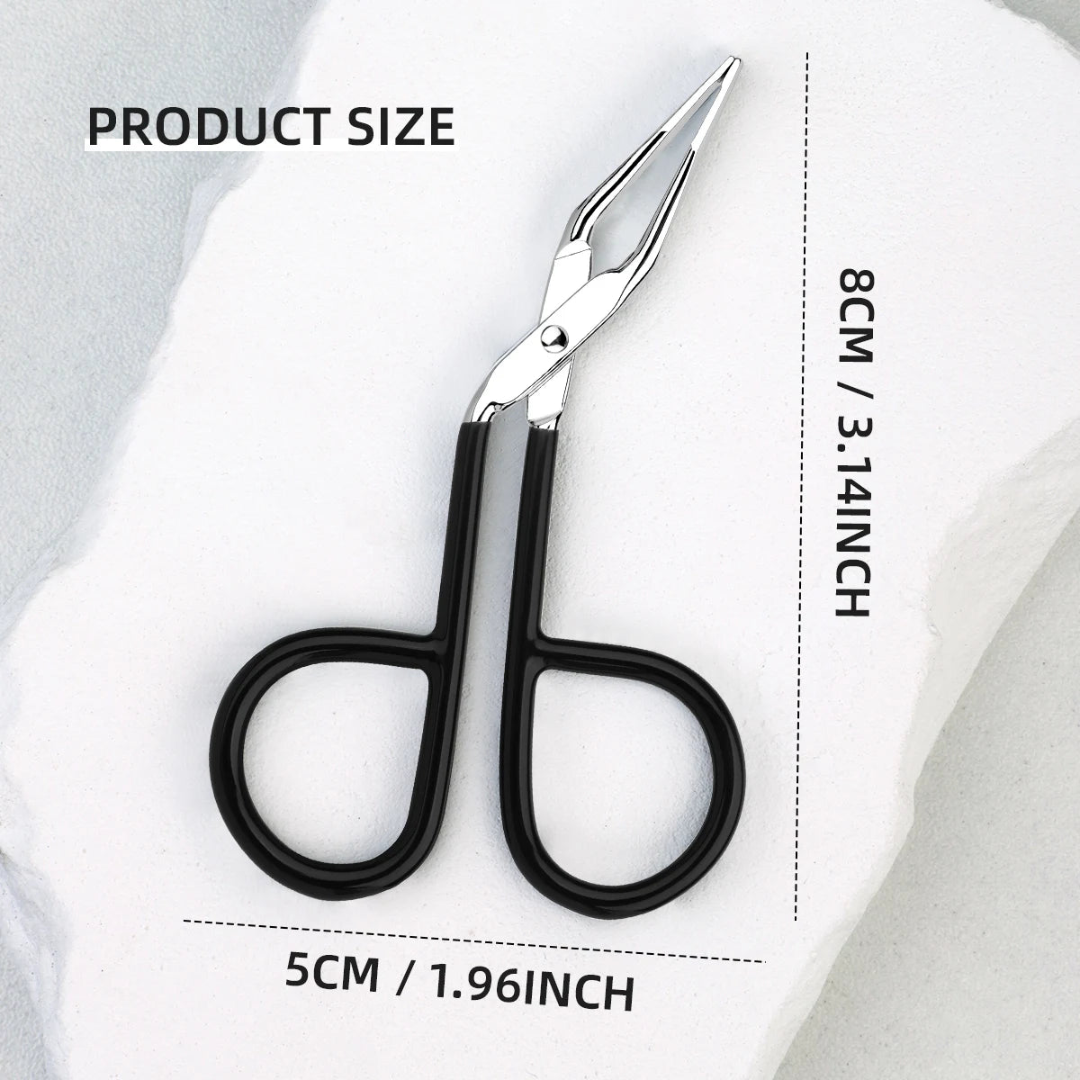 A precise portable eyebrow clip eye tool for oblique hair plucking and beard plucking, suitable for women and men.