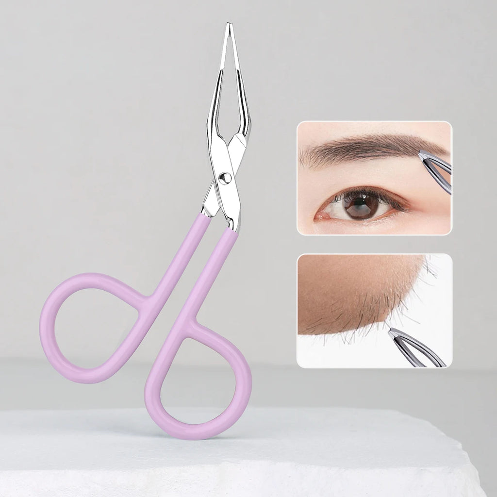 A precise portable eyebrow clip eye tool for oblique hair plucking and beard plucking, suitable for women and men.