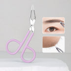 A precise portable eyebrow clip eye tool for oblique hair plucking and beard plucking, suitable for women and men.