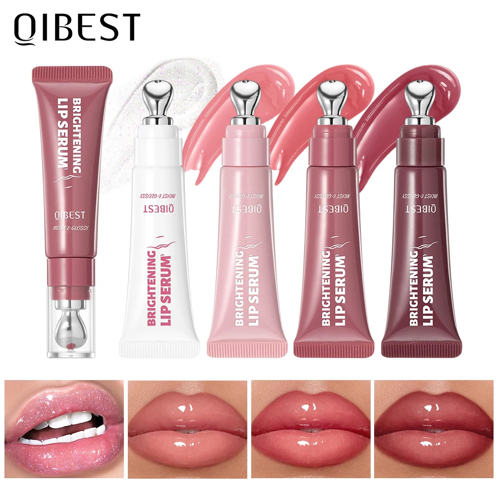 QIBEST Mirror Pearl Watery Crystal Jelly Lipgloss Lasting Moisturizing Lipstick Shine Glitter Lip Glaze Non Stick Cup Lip Makeup Main image