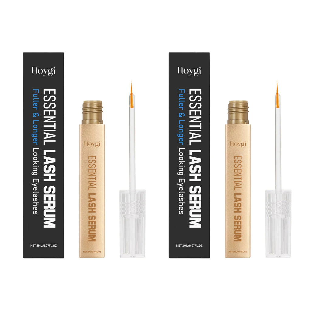 Hoygi 2ml Lash Enhancing Serum Natural Looking Lift and Definition Smudge Proof Flex Hold Formula Clump Free Daily Mascara