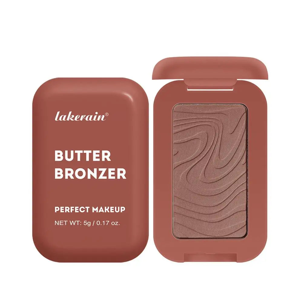 Butter Bronzing Cream Natural Contouring Makeup Highlighting Palette Silky Texture Long Lasting Face Natural Beauty Sculpting