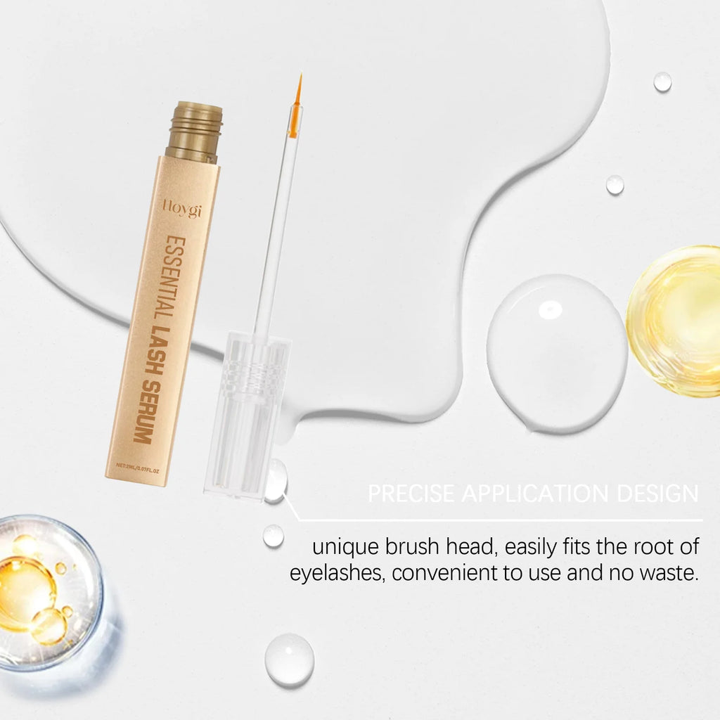 Hoygi 2ml Lash Enhancing Serum Natural Looking Lift and Definition Smudge Proof Flex Hold Formula Clump Free Daily Mascara