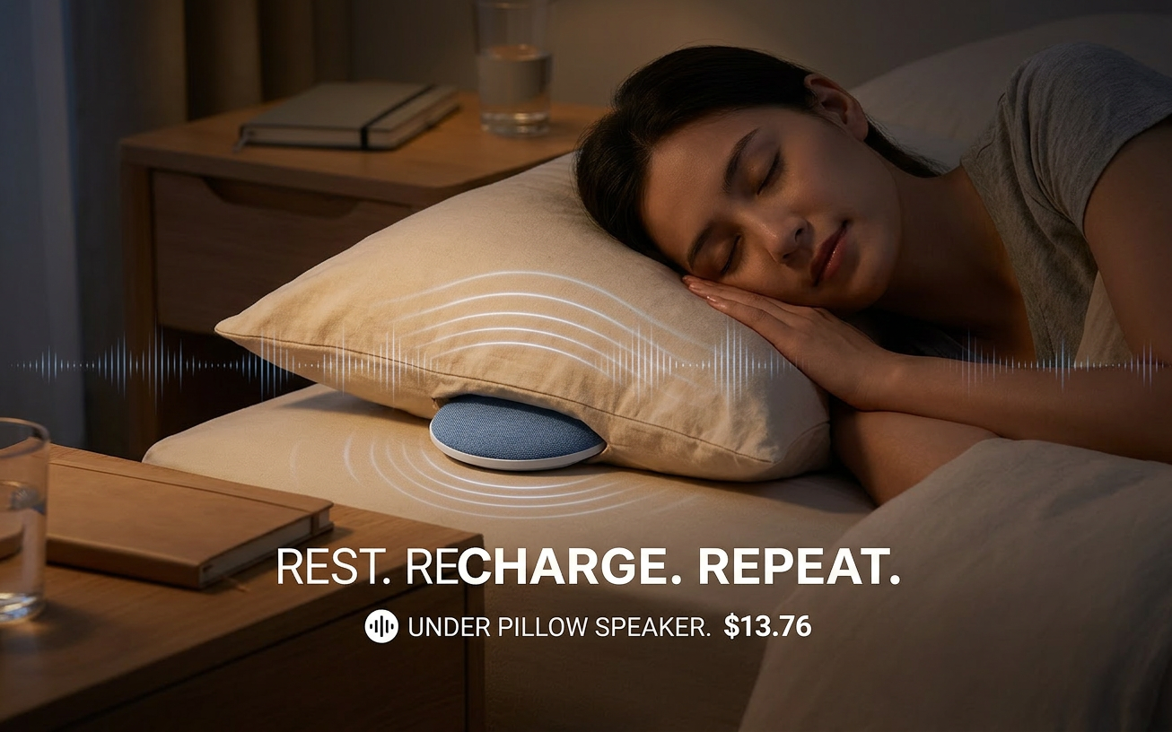 sleep wave pillow speaker Main image